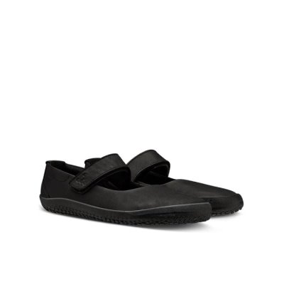Chaussures d'école Vivobarefoot Wyn School Enfant - Noir AVY905124